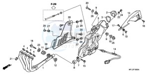 CBR1000RA9 UK - (E / ABS MKH) drawing EXHAUST MUFFLER