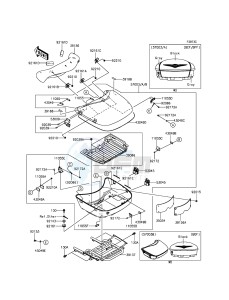 VULCAN_1700_VOYAGER_ABS VN1700BFF GB XX (EU ME A(FRICA) drawing Saddlebags(Trunk)