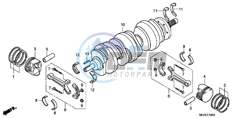 CRANKSHAFT/ PI STON