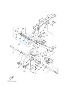 DT175 (3TSV) drawing REAR ARM