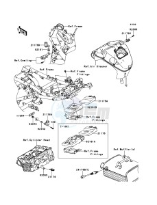 VERSYS KLE650A7F GB XX (EU ME A(FRICA) drawing Fuel Injection