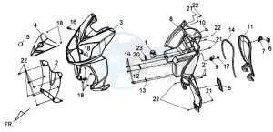 JET 4 50cc drawing HEAD LIGHT / INDICATORS