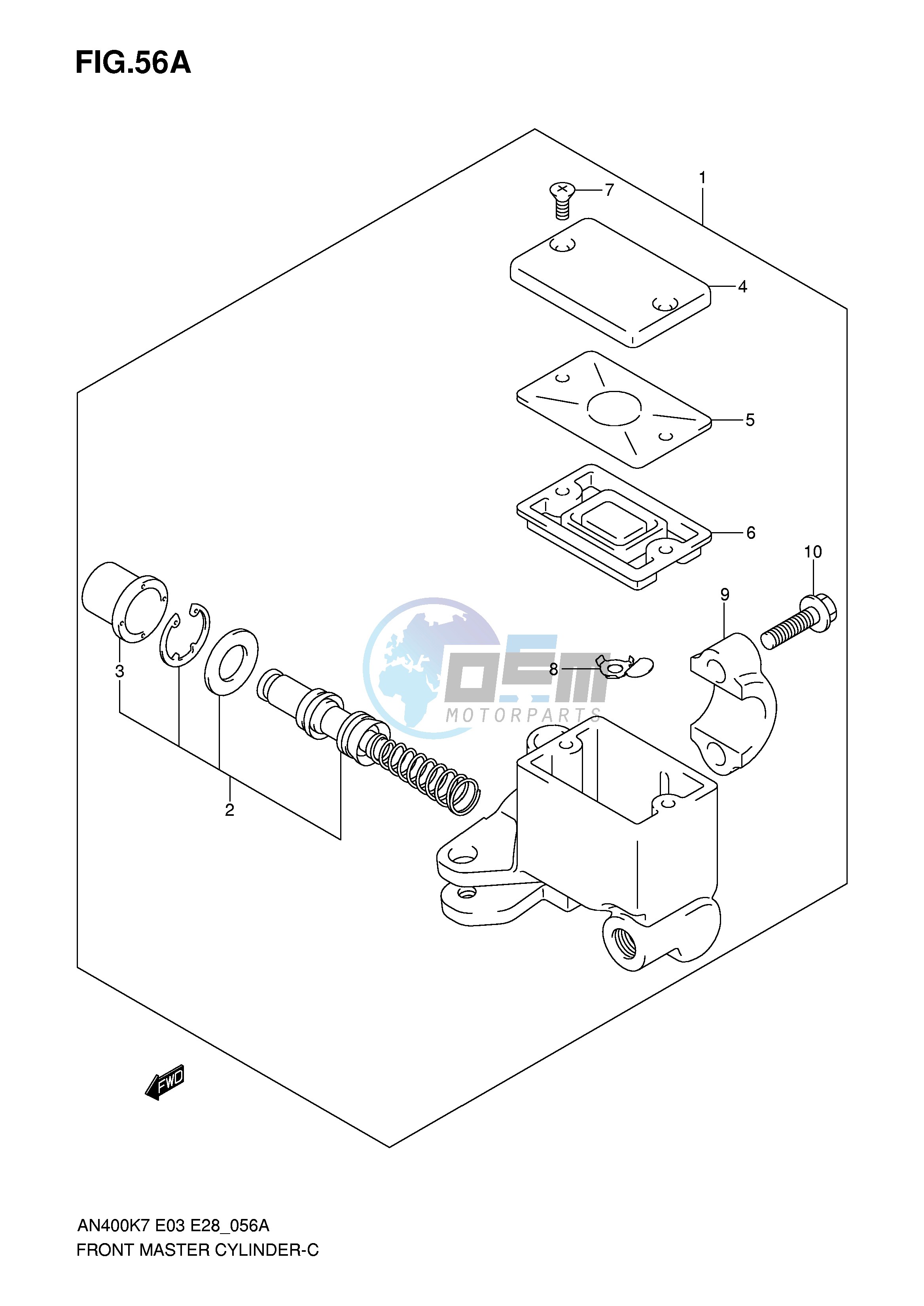 FRONT MASTER CYLINDER (MODEL K8 K9 L0)