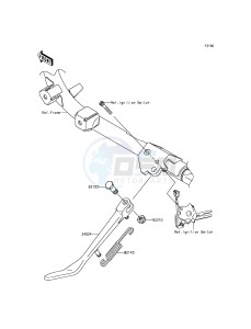 VULCAN 900 CUSTOM VN900CDF GB XX (EU ME A(FRICA) drawing Stand(s)