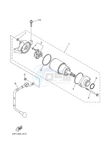 XT1200Z (2BS4) drawing STARTING MOTOR