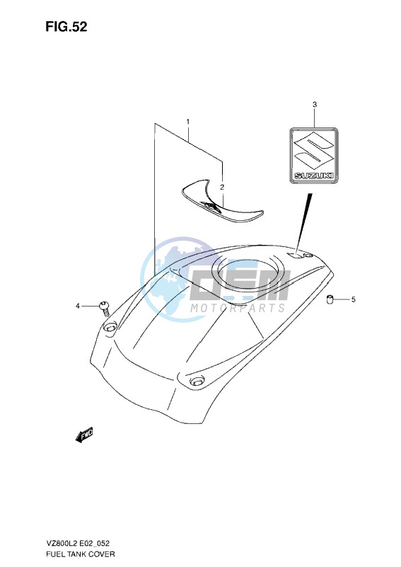 FUEL TANK COVER