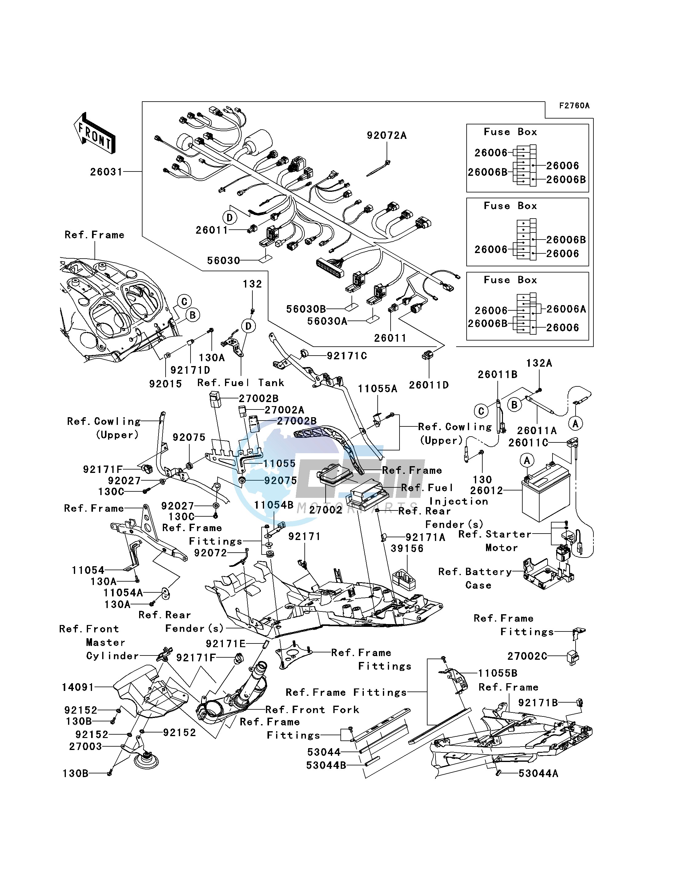 CHASSIS ELECTRICAL EQUIPMENT -- B9F- -