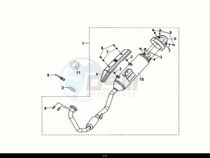 NH-T125I (MG12B2-EU) (E5) (M1) drawing EXHAUST MUFFLER