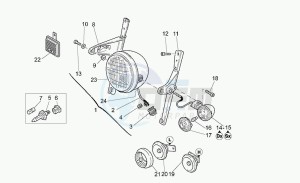 California 1100 Stone EV/EV Touring/80 drawing Headlight