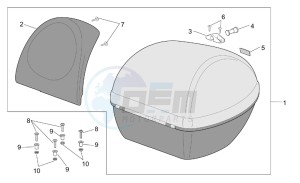 Scarabeo 50 4t 2v e2 drawing Top box