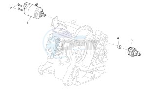 Sport City Cube 125-200 carb e3 drawing Starter motor