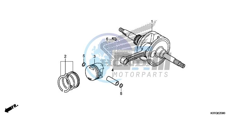 CRANKSHAFT/ PI STON