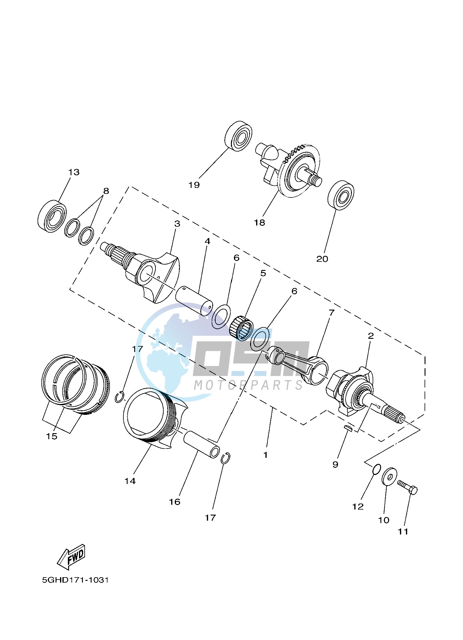 CRANKSHAFT & PISTON