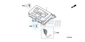 NC750DH NC750D ED drawing HANDLE COVER