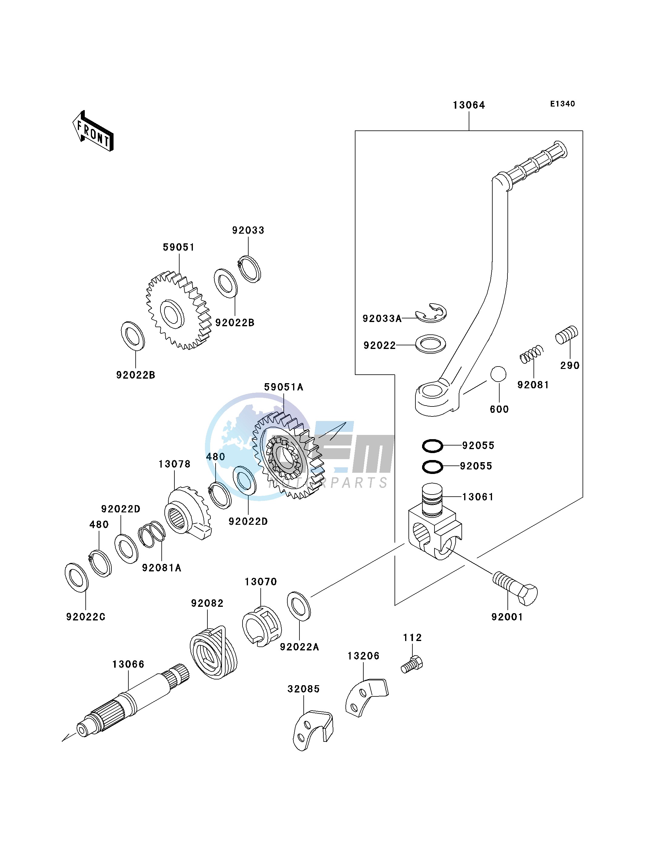 KICKSTARTER MECHANISM