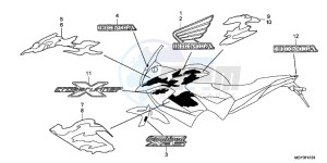 VFR800XC drawing MARK (2)