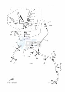 YFM700FWBD YFM7NKPAK (B5KE) drawing FRONT MASTER CYLINDER