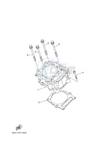 YXM700ES YXM70VPSH (B42N) drawing CYLINDER