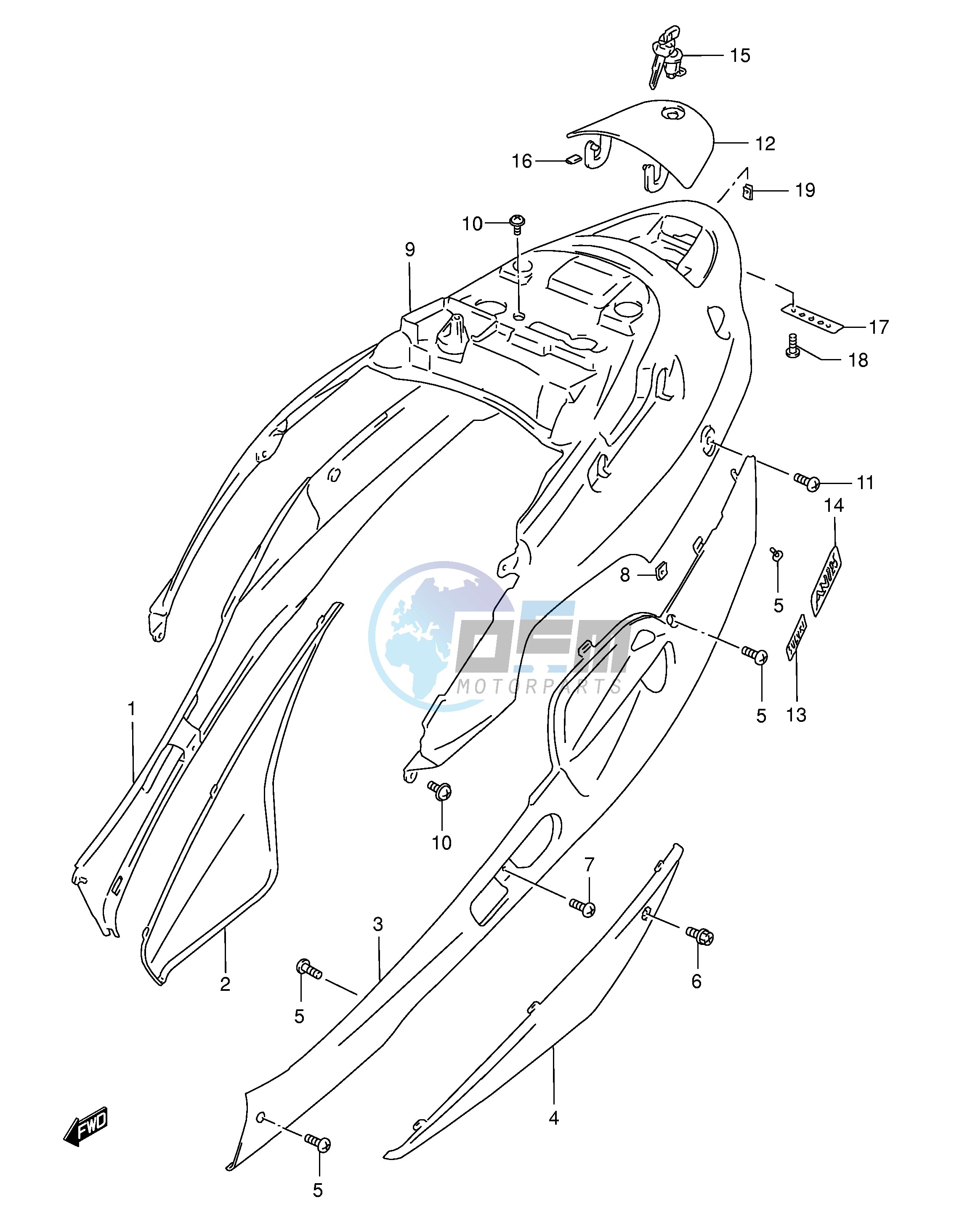 FRAME COVER (MODEL S)