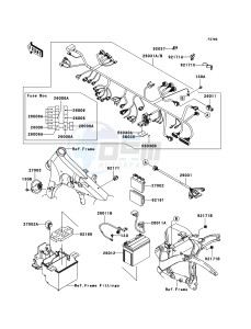 VN900_CLASSIC VN900B7F GB XX (EU ME A(FRICA) drawing Chassis Electrical Equipment