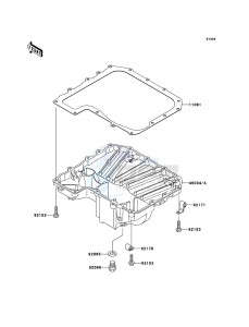 Z1000_ABS ZR1000C8F FR GB XX (EU ME A(FRICA) drawing Oil Pan