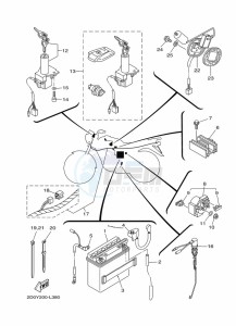 YB125 (2CSB) drawing ELECTRICAL 1