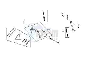 EURO MX EU2 - 150 cc drawing STAND