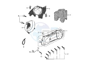 ELYSTAR TSDI - 50 cc drawing CRANKCASE COVER