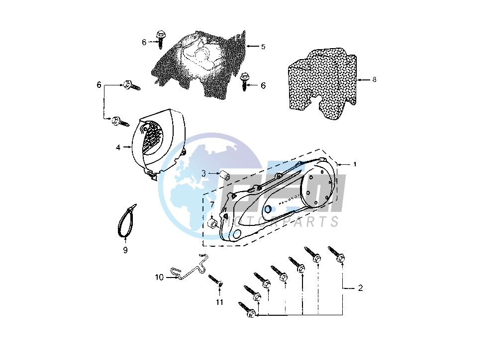 CRANKCASE COVER