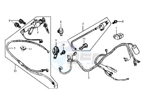 JOYRIDE EU2 - 125 cc drawing WIRING HARNESS