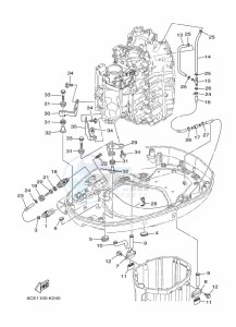 LF250XCA drawing BOTTOM-COVER-2