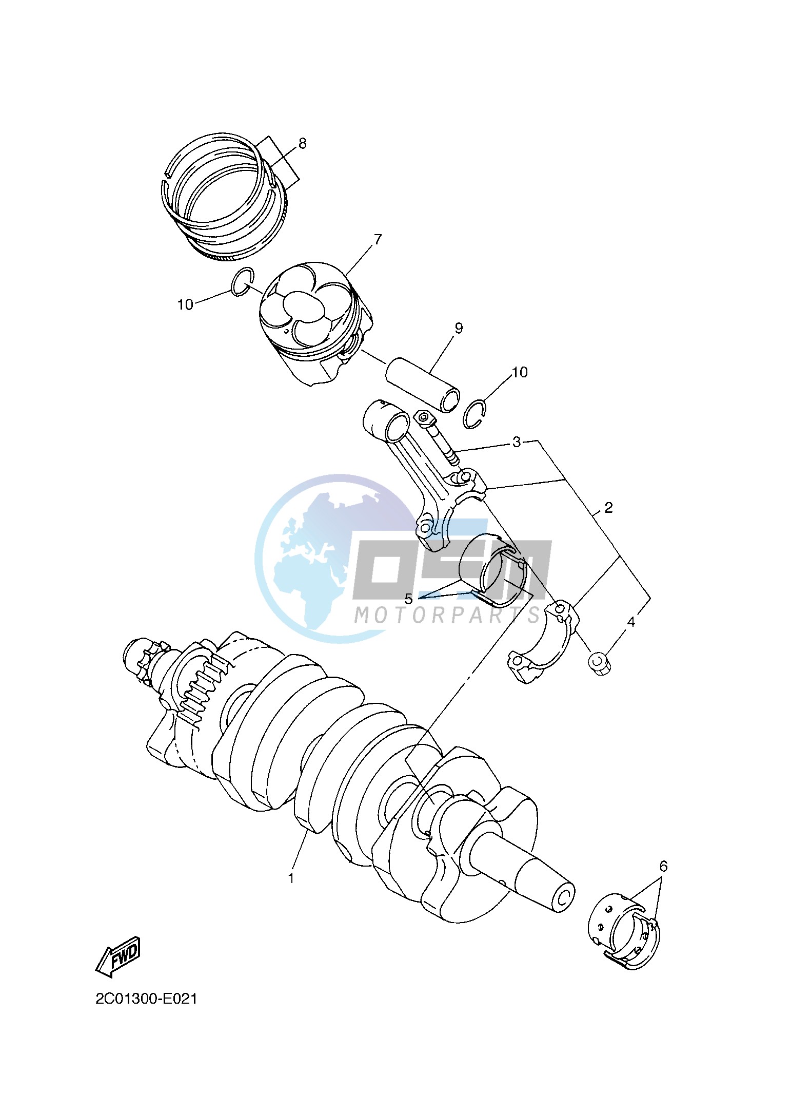 CRANKSHAFT & PISTON