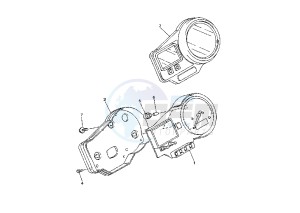 YZF R6 600 drawing METER