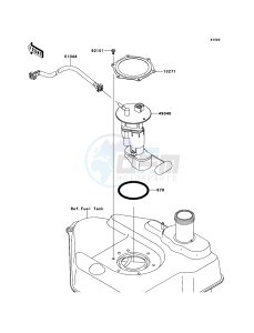 KVF750_4X4_EPS KVF750GCF EU GB drawing Fuel Pump