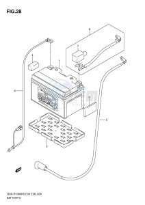 GSX-R1000 (E3-E28) drawing BATTERY