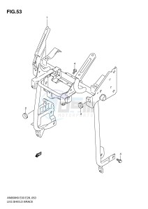 AN650 (E3-E28) Burgman drawing LEG SHIELD BRACE