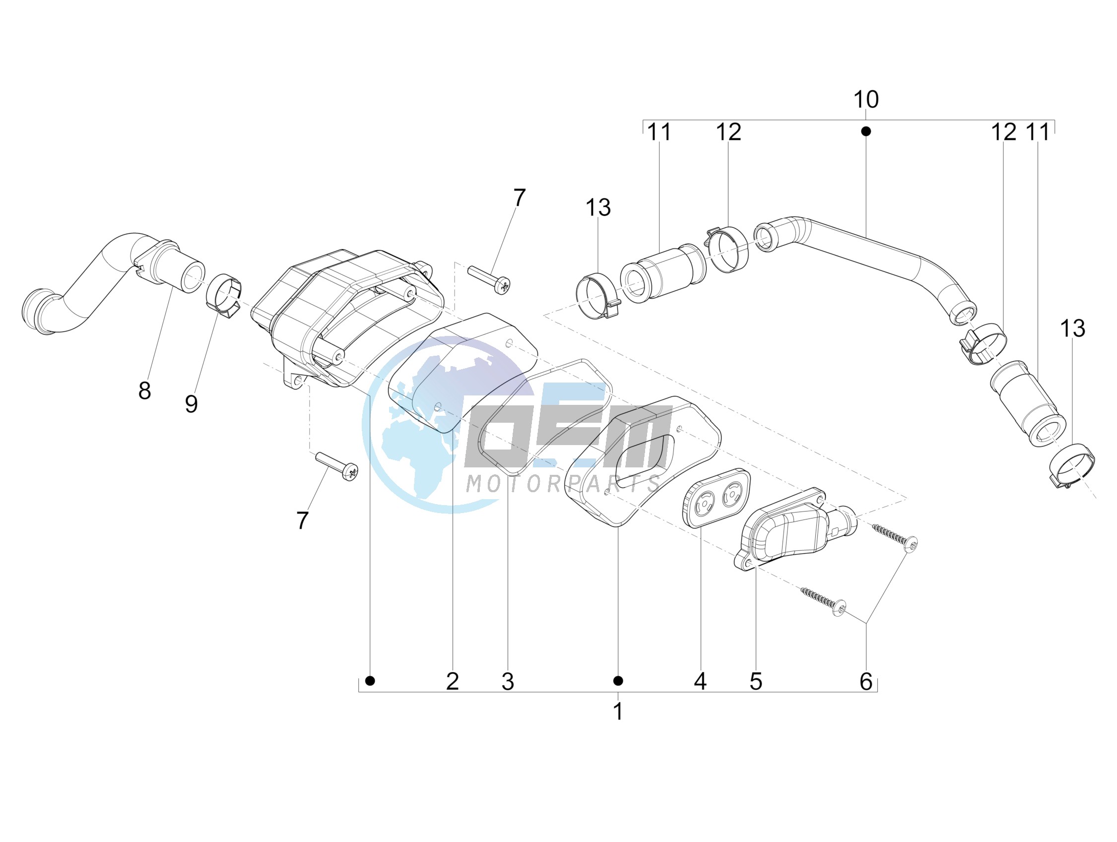 Secondary air box