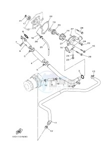 YXM700E YXM70VPXG VIKING EPS (B423) drawing WATER PUMP