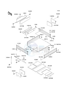 KAF 950 A [MULE 2510 DIESEL] (A1-A3) [MULE 2510 DIESEL] drawing CARRIER-- S- -