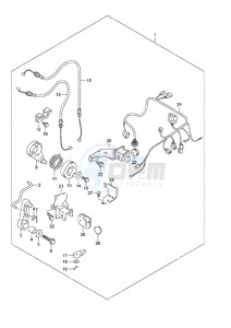 DF 25 V-Twin drawing Remocon Parts Set