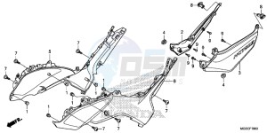 NC700SAC drawing SIDE COVER