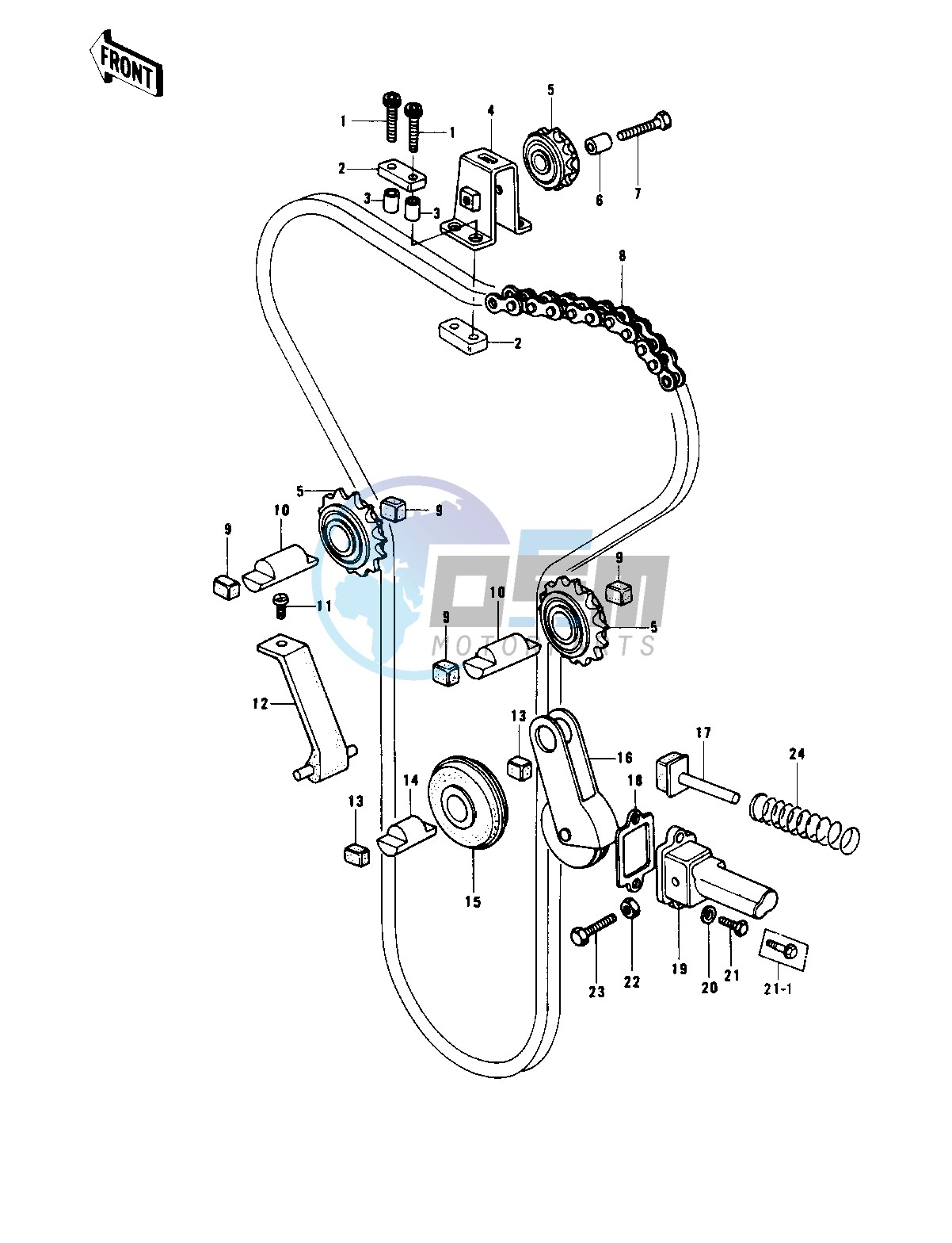 CAM CHAIN_TENSIONER -- 77-78 B1_B2- -