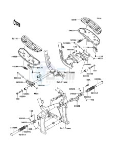 VN2000 CLASSIC VN2000H9F GB XX (EU ME A(FRICA) drawing Footrests