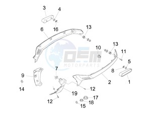 LX 50 2T E2 Touring (30Kmh) drawing Side cover - Spoiler