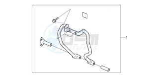 VT125C2 drawing RADIATOR GUARD