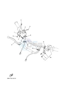 TT-R110E (B512 B513 B514 B514) drawing HANDLE SWITCH & LEVER