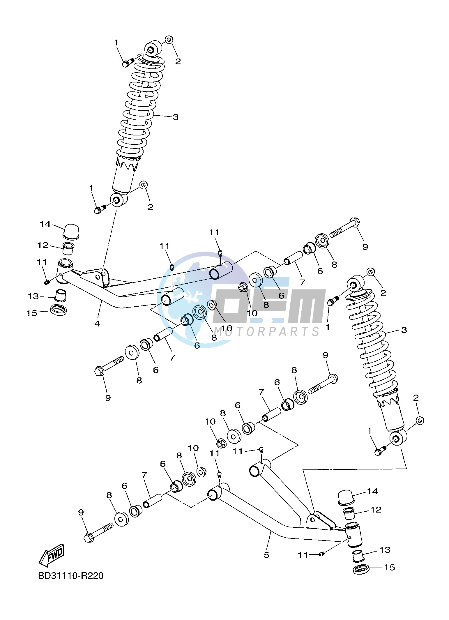 FRONT SUSPENSION & WHEEL