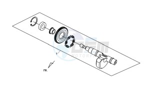 MAXSYM 400 EFI ABS drawing BALANCE SHAFT