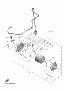 YZ450F (B2WH) drawing STARTING MOTOR