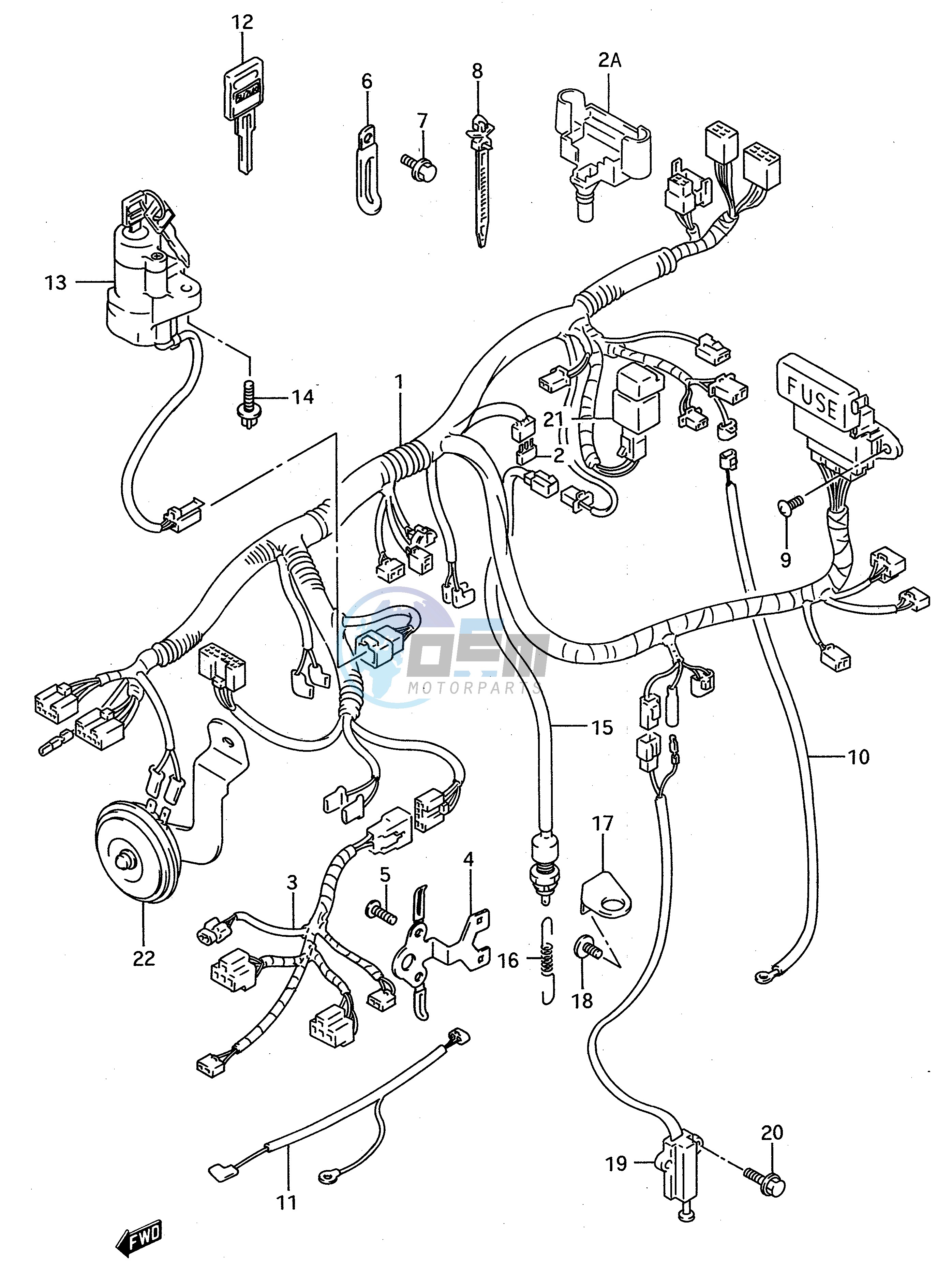 WIRING HARNESS (MODEL R S)